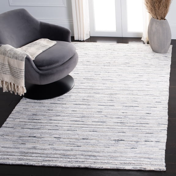 Safavieh Elements Care Striped Area Rug, Blue/Ivory, 6' x 9'