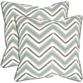 thumbnail image 1 of SAFAVIEH Elli Pillow Set of 2 Green / White, 1 of 2