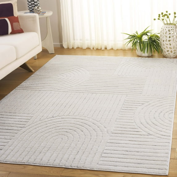 Safavieh Elmhurst Carbrey Geometric Area Rug, Ivory/Gray, 8' x 10'