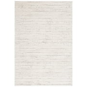 SAFAVIEH Elmhurst Marsan Distressed Area Rug, Ivory/Gray, 5'3" x 7'6"