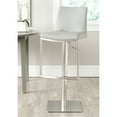 thumbnail image 1 of SAFAVIEH Ember Swivel Bar Stool Grey, 1 of 6