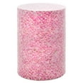 thumbnail image 1 of SAFAVIEH Emberlyn Abstract Round Accent Table, Dark Pink, 1 of 7