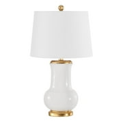 SAFAVIEH Emberson 24 in. Classic Table Lamp, Ivory/Gold