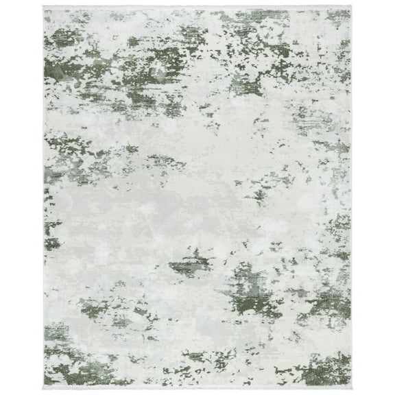 SAFAVIEH Emerald Cole Abstract Area Rug, Green/Grey, 8' x 10'