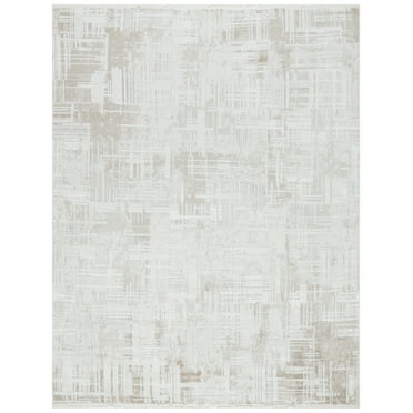 SAFAVIEH Emerald Katelynn Abstract Area Rug, Ivory/Beige, 8' x 10'
