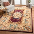 thumbnail image 1 of Safavieh Empire Anastasia Floral Wool Area Rug, Burgundy/Gold, 7'6" x 9'6", 1 of 12