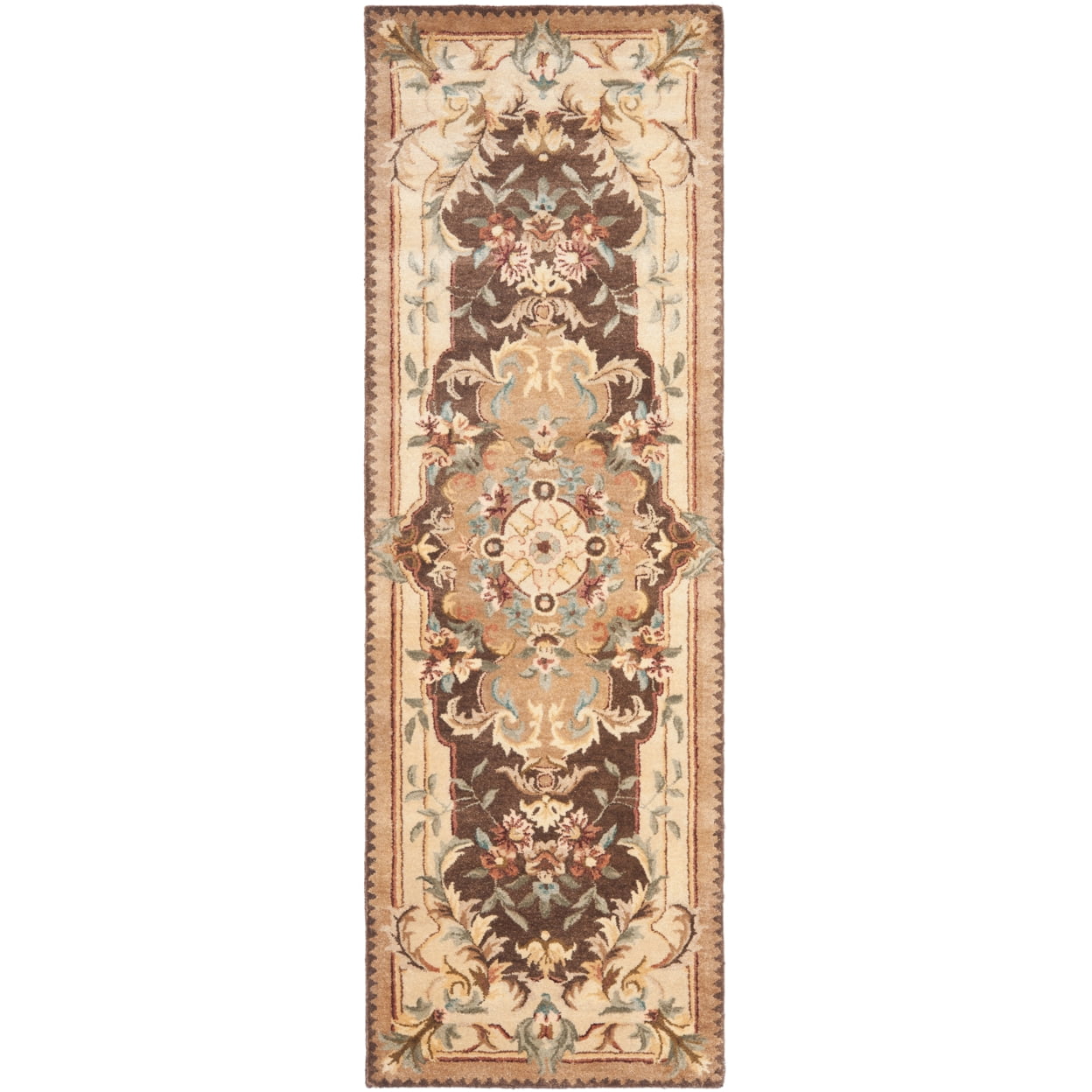 SAFAVIEH Empire EM823B Handmade Brown / Beige Rug
