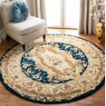 thumbnail image 1 of Safavieh Empire Anderson Floral Wool Area Rug, Navy/Beige, 6' x 6' Round, 1 of 9