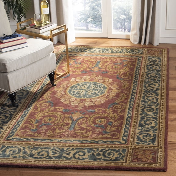 Safavieh Empire Horatio Oriental Wool Area Rug, Burgundy/Gold, 2' x 3'