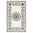 thumbnail image 1 of SAFAVIEH Empire Janetta Medallion Area Rug, Ivory/Black, 4' x 6', 1 of 11