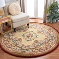 thumbnail image 1 of Safavieh Empire Kathleen Floral Wool Area Rug, Gold, 4' x 4' Round, 1 of 10