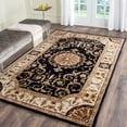 thumbnail image 1 of Safavieh Empire Naira Oriental Wool Area Rug, Black/Ivory, 4' x 6', 1 of 7