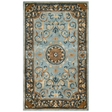 SAFAVIEH Empire Naira Oriental Wool Area Rug, Blue, 3' x 5'