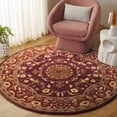 thumbnail image 1 of Safavieh Empire Naira Oriental Wool Area Rug, Burgundy, 8' x 8' Round, 1 of 10