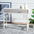 thumbnail image 1 of SAFAVIEH Estella Modern 2 Drawer Console Table, White, 1 of 15
