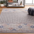 thumbnail image 1 of Safavieh Eternal Albus Diamond Area Rug, Gray/Blue Rust, 6'7" x 6'7" Square, 1 of 11