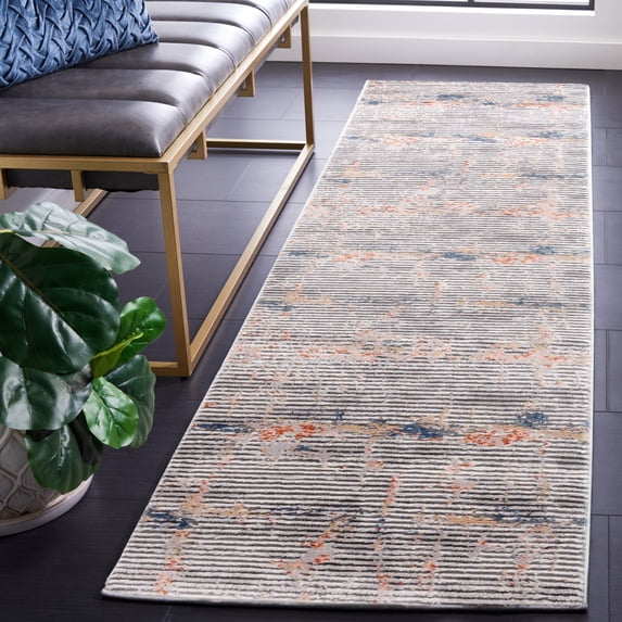 Safavieh Eternal Alec Abstract Runner Rug, Gray/Gold, 2'2" x 8'
