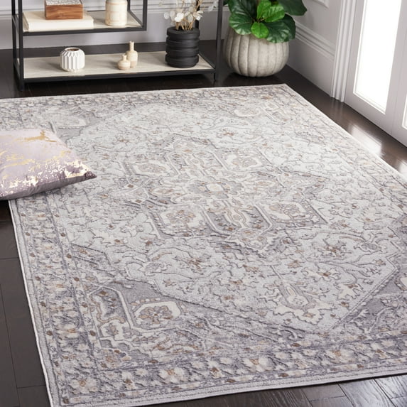 Safavieh Eternal Aleesha Floral Area Rug, Gray/Beige, 5'3" x 7'6"