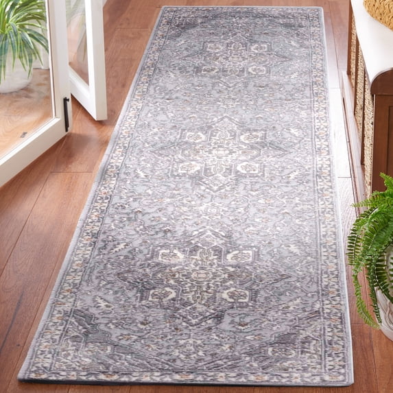 Safavieh Eternal Aleesha Floral Runner Rug, Gray/Beige, 2'2" x 8'