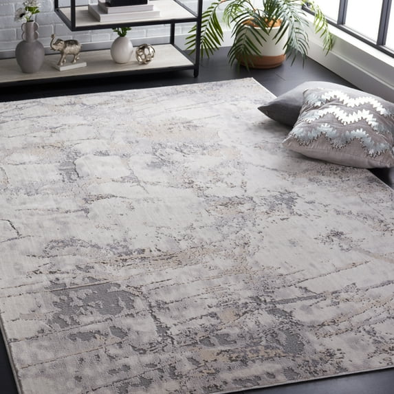 Safavieh Eternal Alene Abstract Area Rug, Ivory/Gray, 5'3" x 7'6"