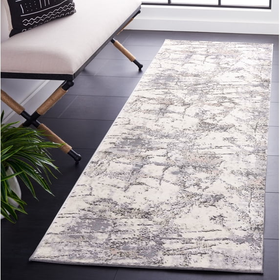 Safavieh Eternal Alene Abstract Runner Rug, Ivory/Gray, 2'2" x 8'