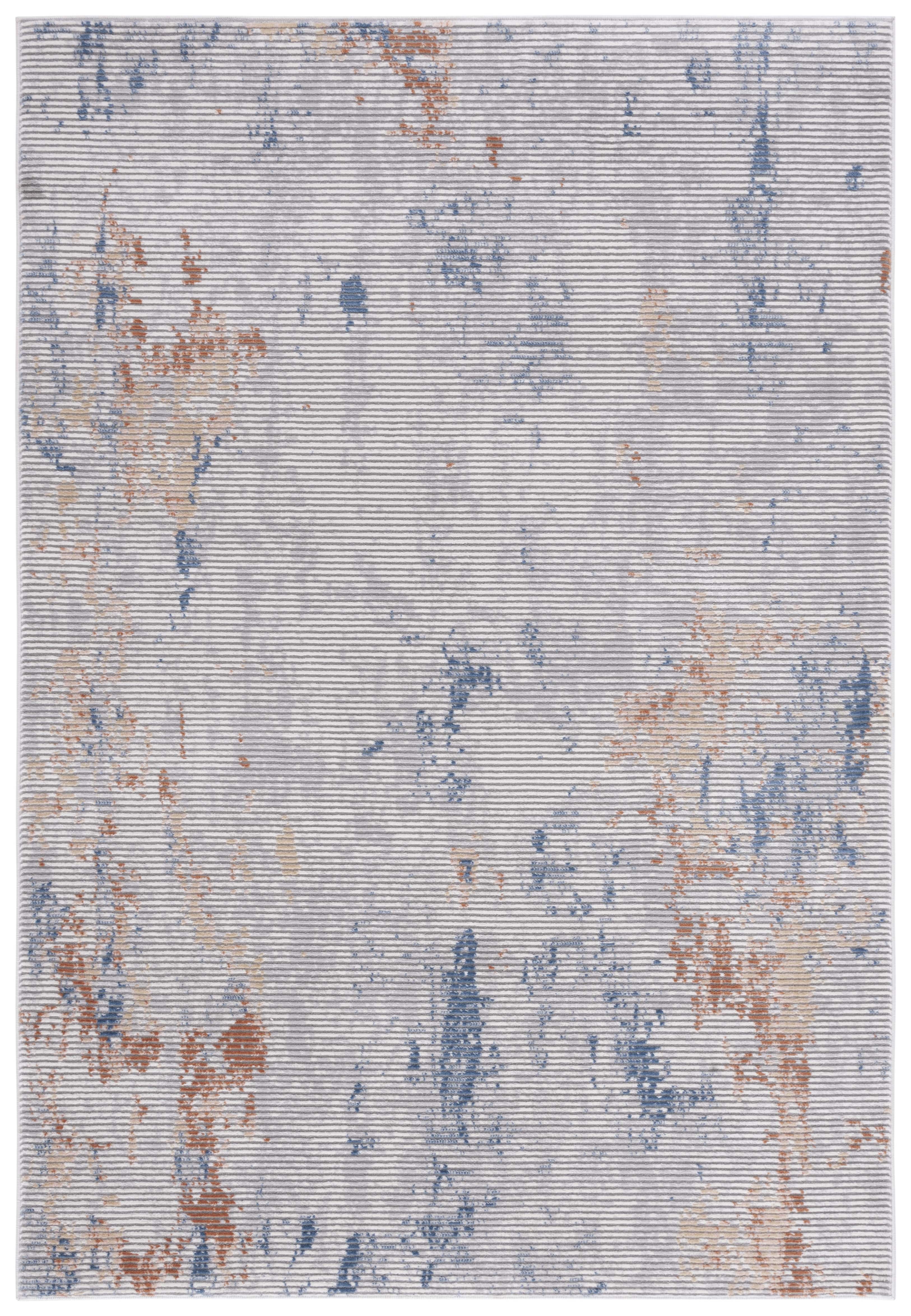 Eternal Charm 8' x 10' Hand-Knotted Gray Wool Blend Area Rug