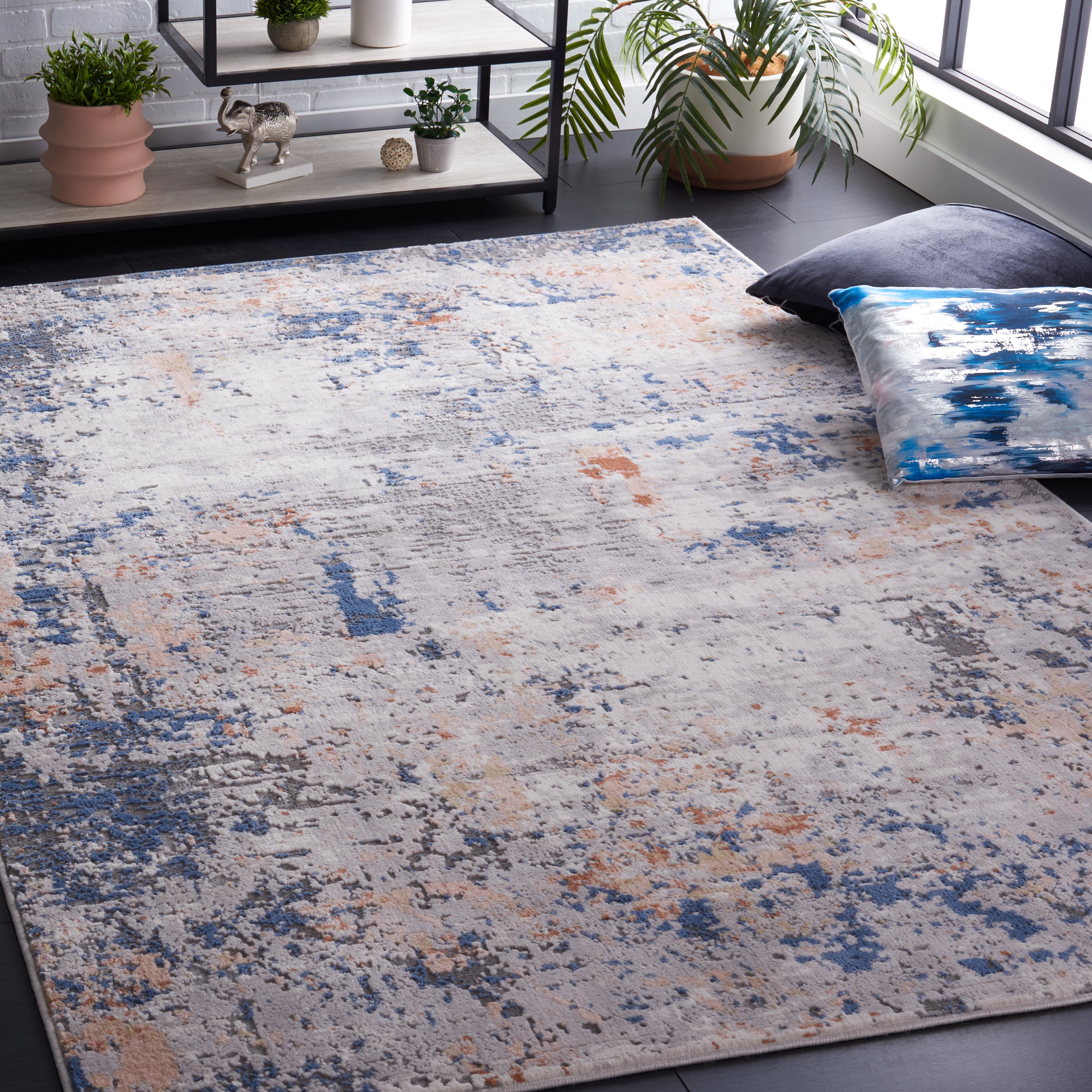 Safavieh Eternal Aletha Abstract Area Rug, Gray/Blue, 9' x 12'