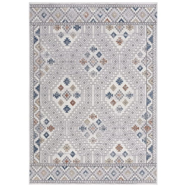 SAFAVIEH Eternal Alex Diamond Area Rug, Grey/Ivory, 8' x 10'