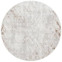 SAFAVIEH Eternal Carleen Distressed Area Rug, Ivory/Grey, 6'7" x 6'7" Round
