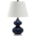 thumbnail image 1 of SAFAVIEH Eva 24 in. H Double Gourd Glass Table Lamp, Navy, 1 of 2