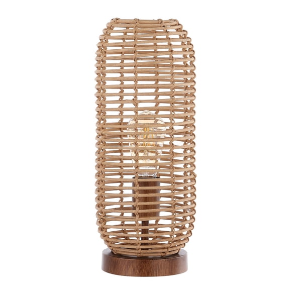 SAFAVIEH Eveline 15 in. Coastal Chic Table Lamp, Brown