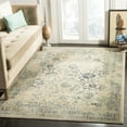 thumbnail image 1 of SAFAVIEH Evoke Bertrand Traditional Distressed Area Rug, Beige/Turquoise, 6'7" x 9'2", 1 of 6