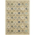 thumbnail image 1 of SAFAVIEH Evoke Charlotte Floral Geometric Area Rug, Gold/Ivory, 6'7" x 9', 1 of 6