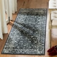 thumbnail image 1 of SAFAVIEH Evoke Ronald Bordered Runner Rug, Charcoal/Ivory, 2'2" x 5', 1 of 11