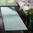 thumbnail image 1 of SAFAVIEH Evoke Ronald Bordered Runner Rug, Light Blue/Ivory, 2'2" x 9', 1 of 10