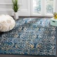 thumbnail image 1 of SAFAVIEH Evoke Easton Damask Medallion Area Rug, Navy/Cream, 4' x 6', 1 of 6
