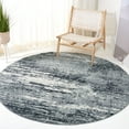 thumbnail image 1 of SAFAVIEH Evoke Frosina Abstract Area Rug, Ivory/Dark Gray, 5'3" x 5'3" Round, 1 of 11