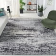 thumbnail image 1 of SAFAVIEH Evoke Frosina Abstract Area Rug, Ivory/Dark Gray, 6'7" x 6'7" Square, 1 of 11