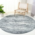 thumbnail image 1 of SAFAVIEH Evoke Frosina Abstract Area Rug, Ivory/Gray, 5'3" x 5'3" Round, 1 of 11