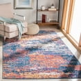 thumbnail image 1 of SAFAVIEH Evoke Frosina Abstract Area Rug, Navy/Orange, 6'7" x 9', 1 of 11