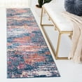 thumbnail image 1 of SAFAVIEH Evoke Frosina Abstract Runner Rug, Navy/Orange, 2'2" x 9', 1 of 11