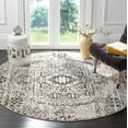thumbnail image 1 of SAFAVIEH Evoke Fullman Bordered Area Rug, Ivory/Black, 9' x 9' Round, 1 of 10