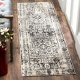 thumbnail image 1 of SAFAVIEH Evoke Fullman Bordered Runner Rug, Ivory/Black, 2'2" x 17', 1 of 10
