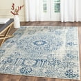 thumbnail image 1 of SAFAVIEH Evoke Fullman Bordered Area Rug, Ivory/Blue, 5'3" x 5'3" Square, 1 of 8