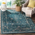 thumbnail image 1 of SAFAVIEH Evoke Horatio Traditional Floral Area Rug, Turquoise/Beige, 6'7" x 9'2", 1 of 7