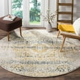 thumbnail image 1 of Safavieh EVOKE, IVORY / BLUE, 6'-7" X 6'-7" Round, Area Rug, EVK232C-7R, 1 of 6