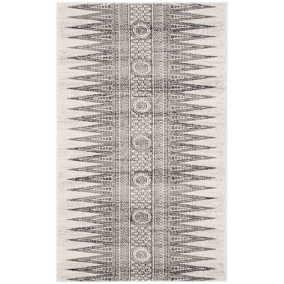 SAFAVIEH Evoke Keisha Abstract Area Rug, Ivory/Grey, 3' x 5'