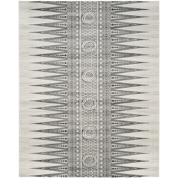 SAFAVIEH Evoke Keisha Abstract Area Rug, Ivory/Grey, 3' x 5'