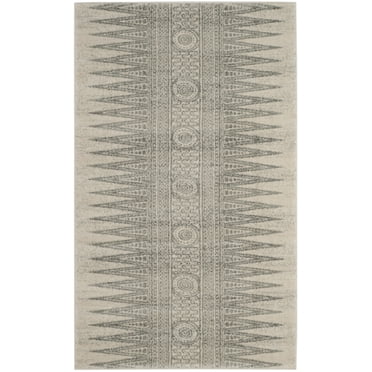 SAFAVIEH Evoke Keisha Abstract Area Rug, Ivory/Silver, 3' x 5'