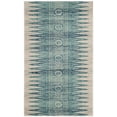 thumbnail image 1 of SAFAVIEH Evoke Keisha Abstract Area Rug, Ivory/Turquoise, 2'2" x 4', 1 of 6